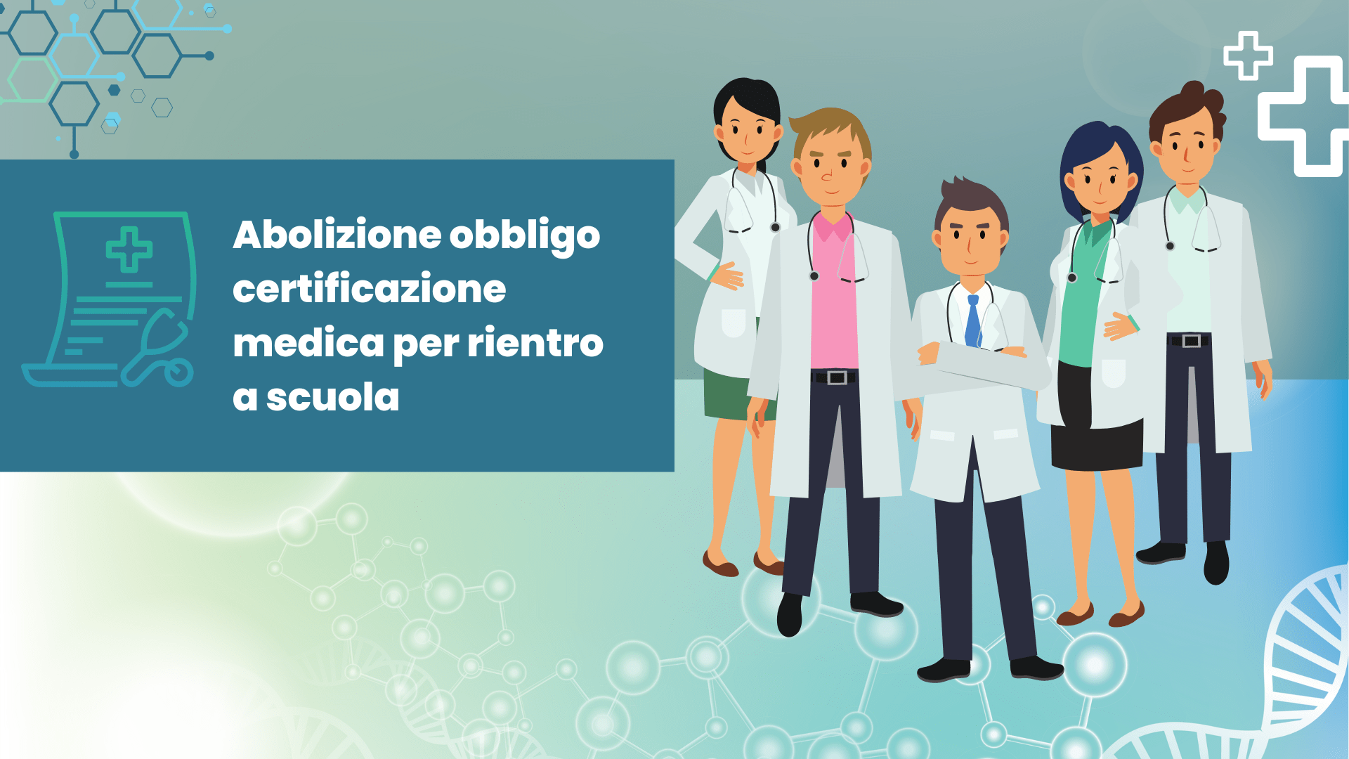 Certificazione medica per rientro a scuola