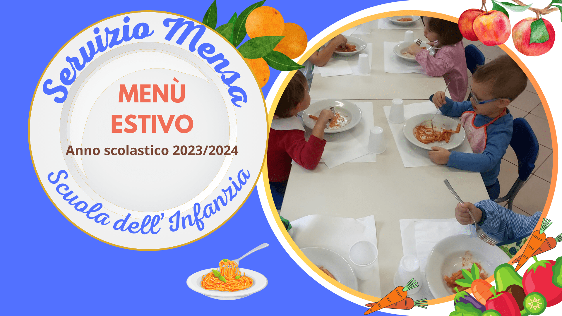 Scuola dell’Infanzia: Menù Estivo